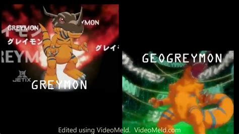 All Greymon Evolutions Adventure To Xros Youtube