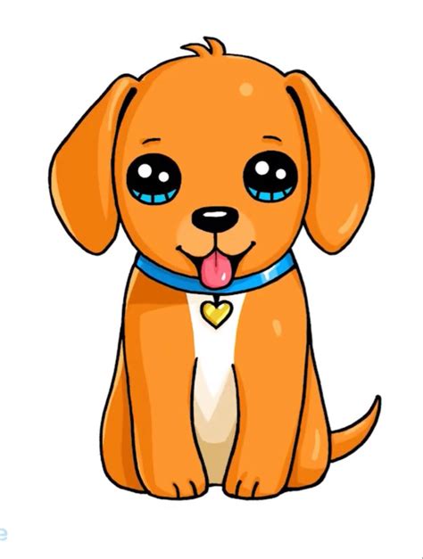 Dog Drawing For Kids Puppy Drawing Easy Cartoon Dog Drawing Dog