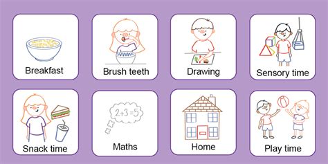 How To Use Visual Timetables For Autistic Children Caudwell Children