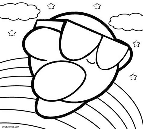 Gambar Printable Kirby Coloring Pages Kids Cool2bkids Print Di Rebanas