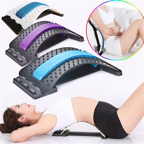 Stretch Equipment Back Massager Stretcher Fitness Lumbar Support Relaxation Mate Spinal Pain
