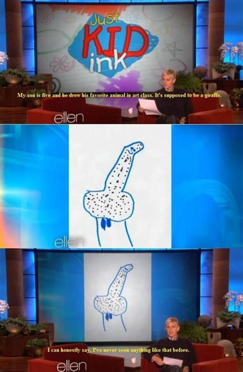 Kid Ink On Ellen Draw Your Favorite Animal Giraffe Or