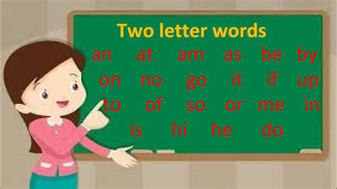 Two Letter Words Reading 2 Letter Words। Two Letter Words In English