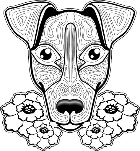 Dog Coloring Page Dog Coloring Pages Free Coloring Page