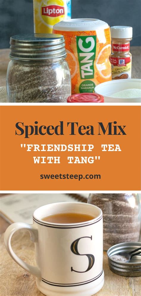 Spiced Tea Recipe With Tang Friendship Tea Recipe Spiced Tea Recipe Spiced Tea Recipe With Tang