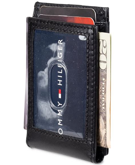 Tommy Hilfiger Mens York Magnetic Leather Wallet Macys