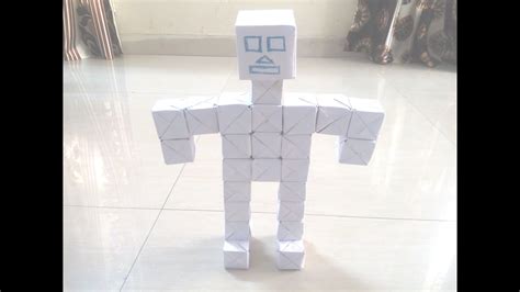 However, not everyone has the means to scrap car parts to do that either. DIY: How to make a 3D Paper Robot with Origami 3D cube and ...