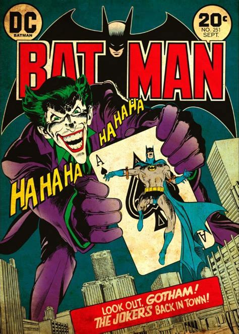 Batman 251 By Neal Adams Poster By Dc Comics Displate Comic Books