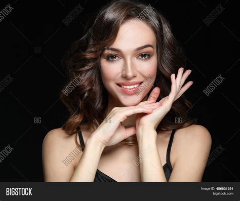 beautiful brunette image and photo free trial bigstock