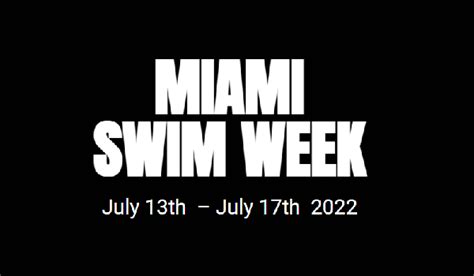 Art Hearts Fashion Miami Swim Week 2022 Schedule