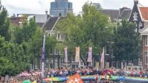 amsterdam s pride canal parade draws huge crowds on return after two years news18