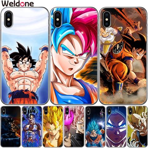 Phone dragon ball z dbz ultra instinct saiyan goku soft silicone phone case cover for apple iphone 5 5s se 6 6s 7 8 plus x xr xs max. Dragon Ball Z Super DBZ Goku Fashion Cases Etui For iPhone ...