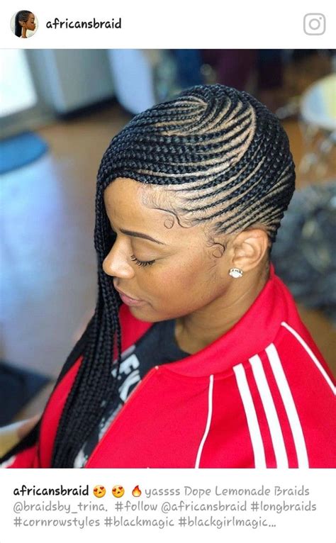 Black Girl French Braid Hairstyles