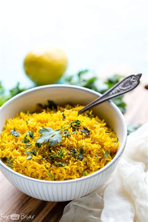 Add in the rinsed rice, turmeric, salt and pepper. Turmeric Rice Recipe - Fox and Briar