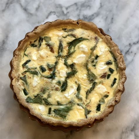 Spinach And Ricotta Quiche The Millennial Chef