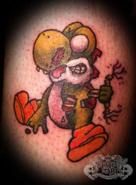 Zombie Yoshi By State Of Art Tattoo On Deviantart