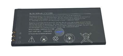 Fpj Replacement Battery Bl 5h 1830mah For Nokia Lumia 630 638 635 636