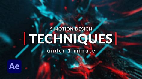 5 Quick Motion Graphic Techniques For 2021 After Effects Youtube