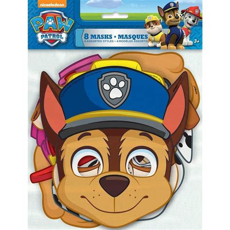 Paw Patrol Party Mask 8 Pc Delivery Cornershop By Uber
