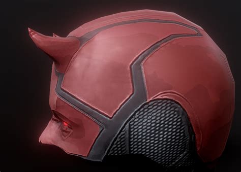 Archivo Stl Casco Daredevil・modelo Imprimible En 3d Para Descargar・cults