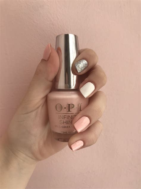 Pink Opi Pretty Pink Perseveres White Opi Alpine Snow Glitter