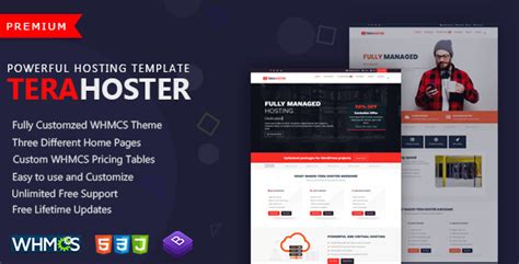 Nulled Terahoster Professional Hosting Template With Whmcs Download