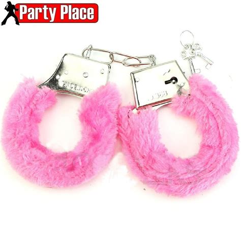 Pink Fur Handcuffs Party Place 3 Floors Of Costumes And Accessories
