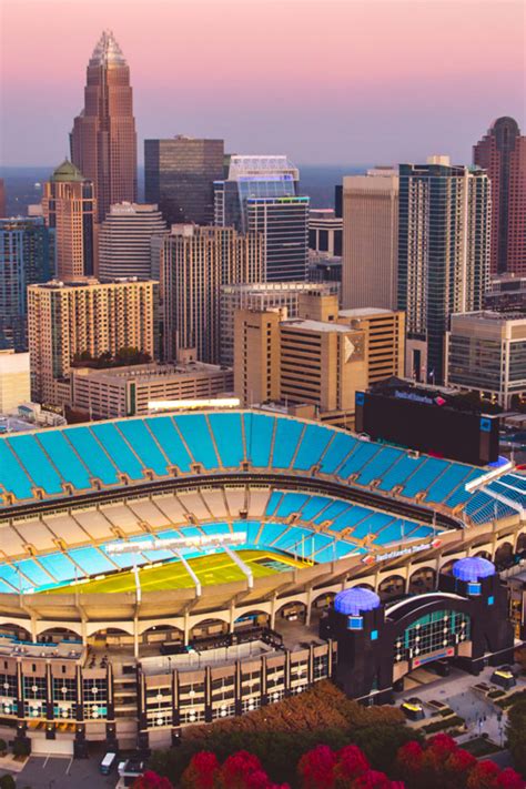 The carolina panthers ticket office is located outside of the stadium between the east gate and the south gate. Bank Of America Stadium Carolina Panthers - story me