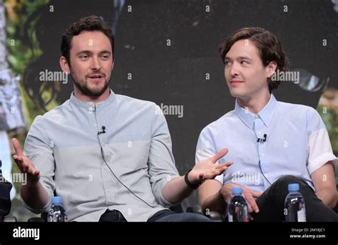 George Blagden Left And Alexander Vlahos Participate In The
