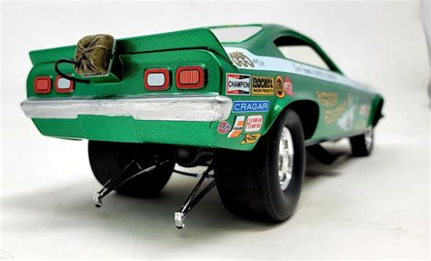 Green Elephant Vega Funny Car 1 16 Scale Revell Reissue From Atlantis