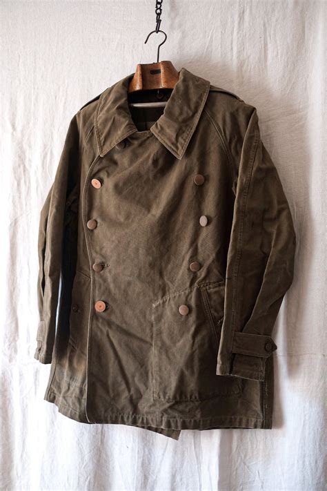 40s】french Army M38 Motorcycle Jacket 1st Model Size2 Vieux Et