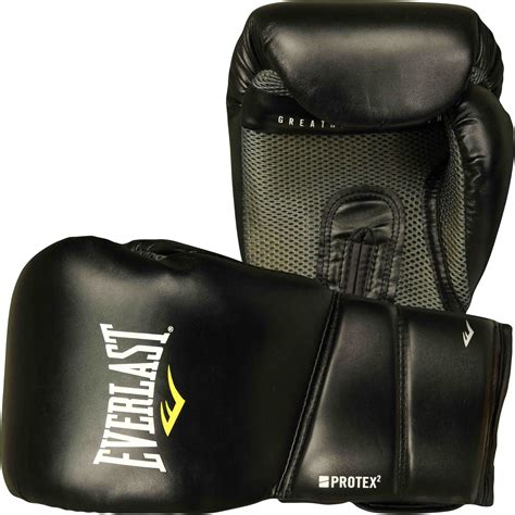 Everlast Protex 2 Boxing Gloves Black Ebay