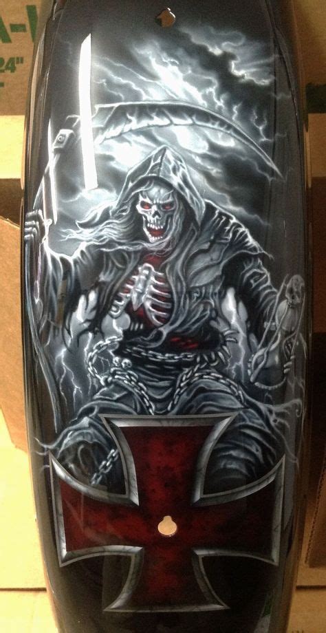Dark Art Tattoo Ideas Grim Reaper 24 Super Ideas Motorcycle Painting