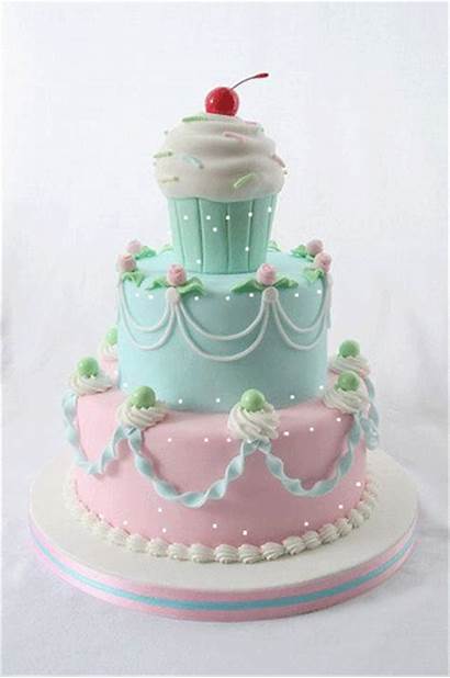 Cake Birthday Pretty Wishes Cakes Happy Cupcake