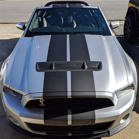 Shelby Mustang Racing Stripes Fried Color
