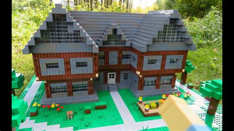 Giant Lego Minecraft Woodland Mansion