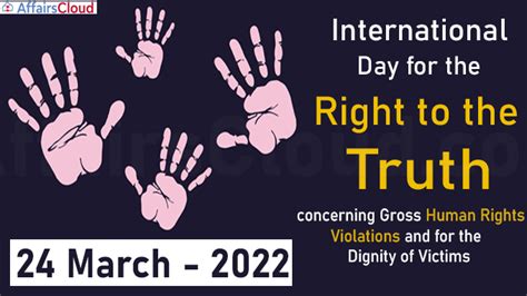 International Day For The Right To The Truth Concerning Gross Human