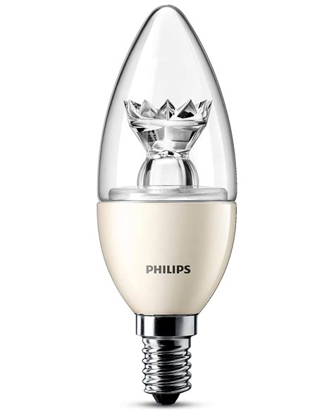 Philips Led Dimmable Candle Warm White E14 Cap 640w 230v B39 6 W