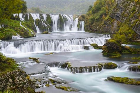 Waterfall Of Strbacki Buk In Bosnia And Herzegovina Stock Photo Image