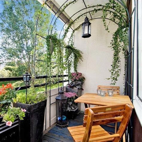 20 Relaxing Covered Balcony Design Ideas To Try In Apartment Small