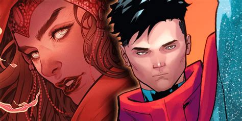 Young Avengers Marvel Reveals The Hidden Power Of Scarlet Witchs Son