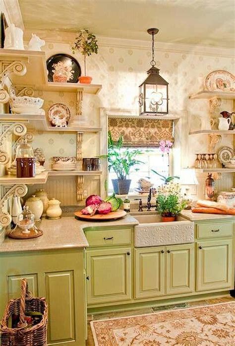 Beautiful French Country Kitchen Design Ideas Shabby Chic Kitchen