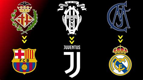 سیر تکاملی تغییر لوگو های تیم های بزرگ فوتبال اروپا بارسلونارئال