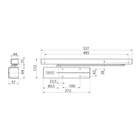 ASSA ABLOY Deurdranger DC 700 EN 3 6 Zonder Arm Kopen MijnIJ