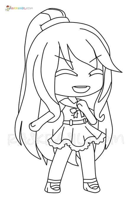 Gacha Life Coloring Pages Pnaguy