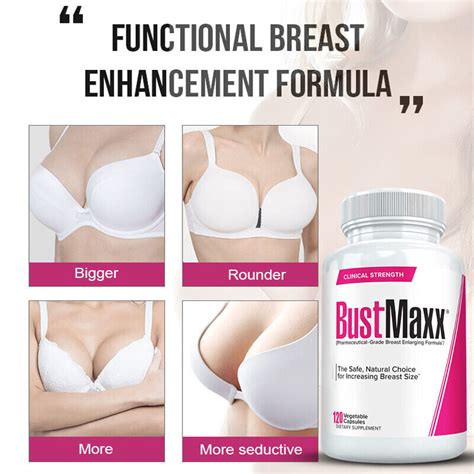 bustmaxx capsules female enhancer promote breast growth with fenugreek ebay