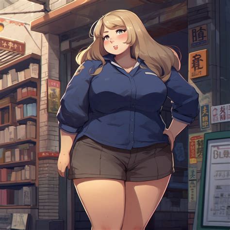 Cute Obese Anime Girl By Tbhnation On Deviantart