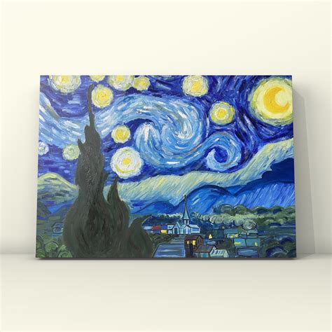 Replica Van Gogh Painting Large Oil Painting On Canvas Etsy