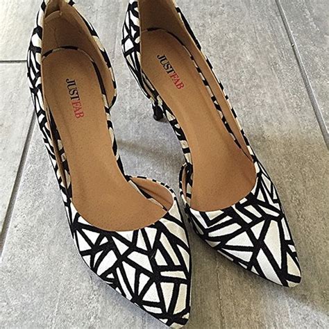Black And White Heels ️ Heels Black And White Heels Just Fab Shoes