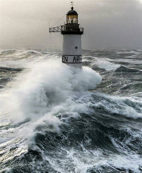 Lighthouse Under A Storm Brittany Charlesmarion Tag Visitlafrance